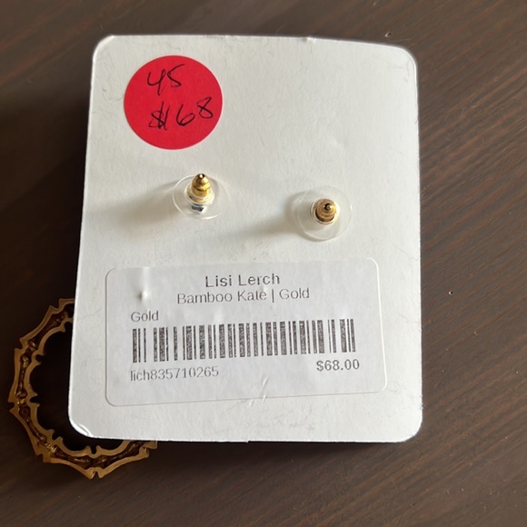 BN Luis Lerch Gold Earrings - Picture 2 of 2